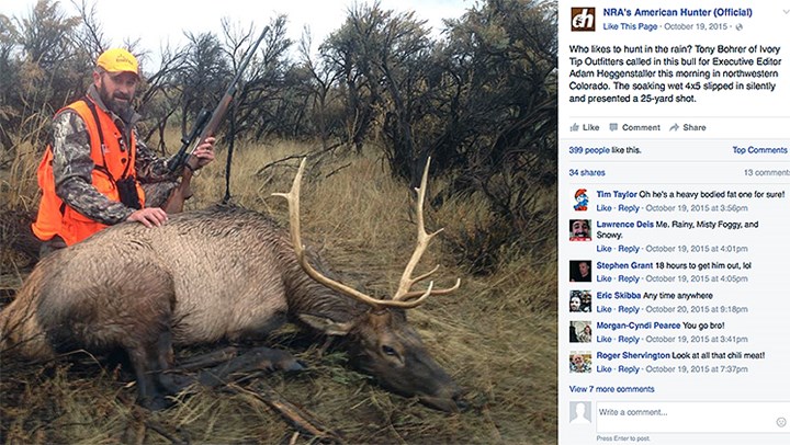 Are 'Friends' Outing Hunters on Facebook?