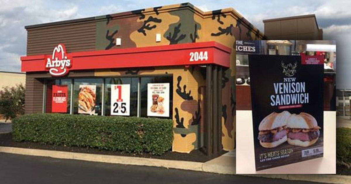NRA Hunters' Leadership Forum Arby’s New Venison Sandwiches Sell Out
