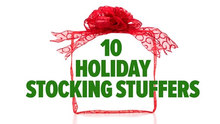 10 Holiday Stocking Stuffers