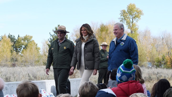 First Lady and Interior Secretary Promote “Every Kid Outdoors”