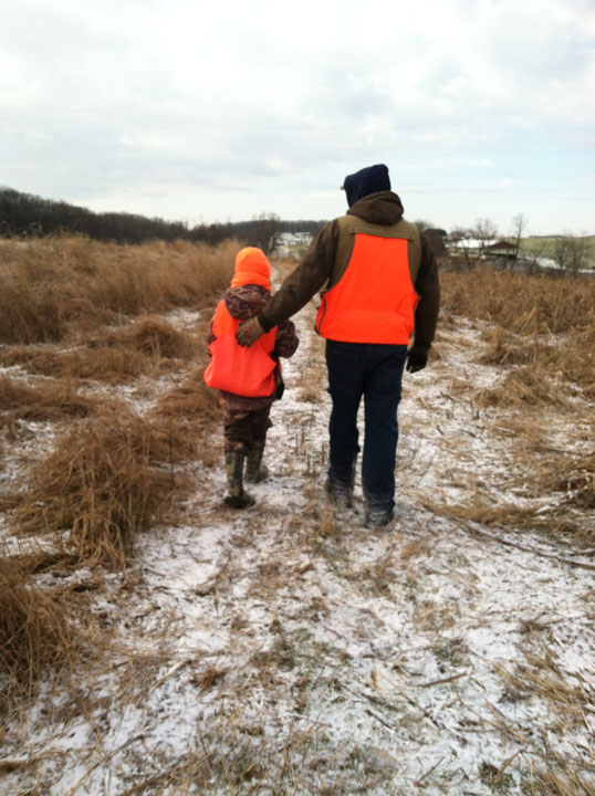 Sure, hunting means you don't always take a deer, but don't wait so long that the youth you're mentoring loses interest. (Image courtesy of Maryland Department of Natural Resources.)