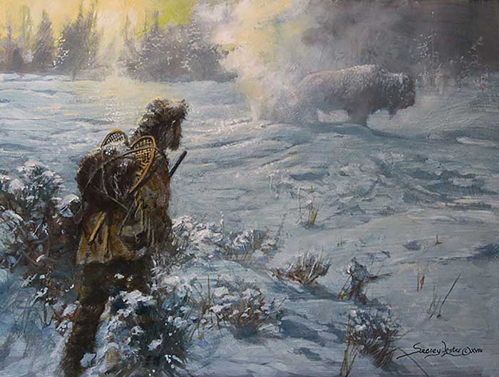 "Colter's Hell" is the story of a real mountain man who began his career with the Lewis and Clark expedition. Read his story at Sporting Classics Daily. (Courtesy of www.Seerey-Lester.com.)