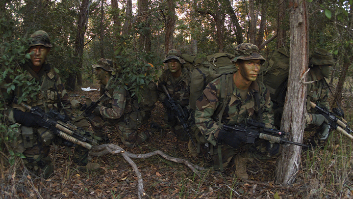 U.S. Marines on reconnaissance mission