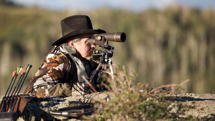 hunter glasses through spotting scope