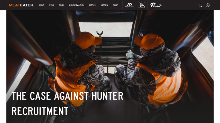 NRA Hunters' Leadership Forum | Super Shocker: MeatEater.com Promotes Negative R3 Content