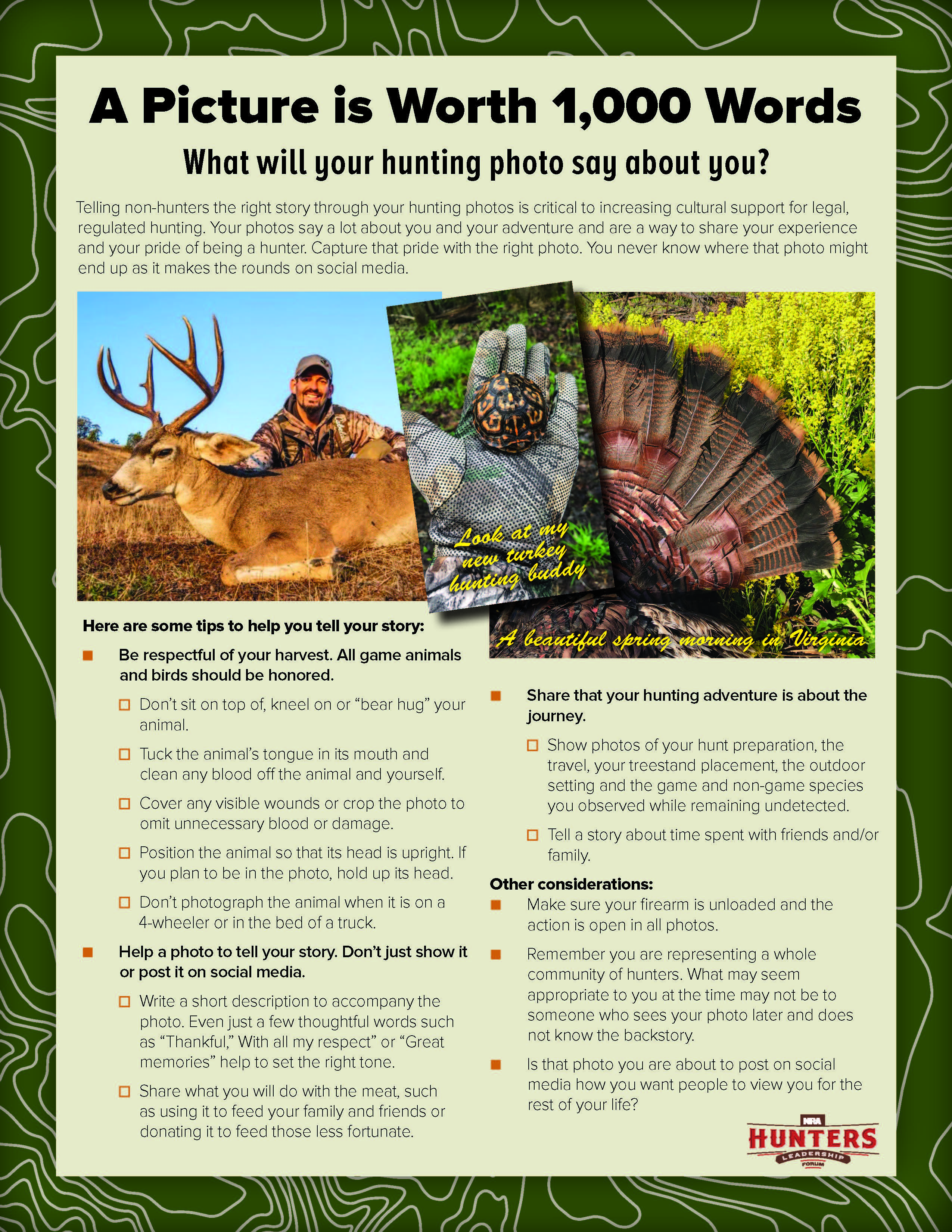 Hunting Photo Considerations