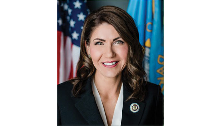 portrait of south dakota governor kristi noem