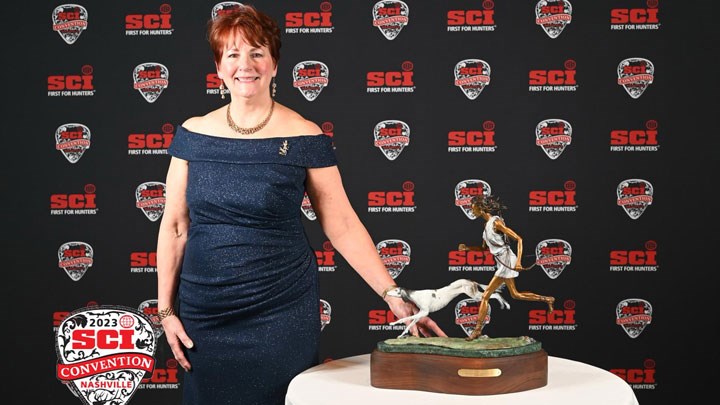 Veronica Kosich Receives NRA-Sponsored Diana Award at SCI Convention