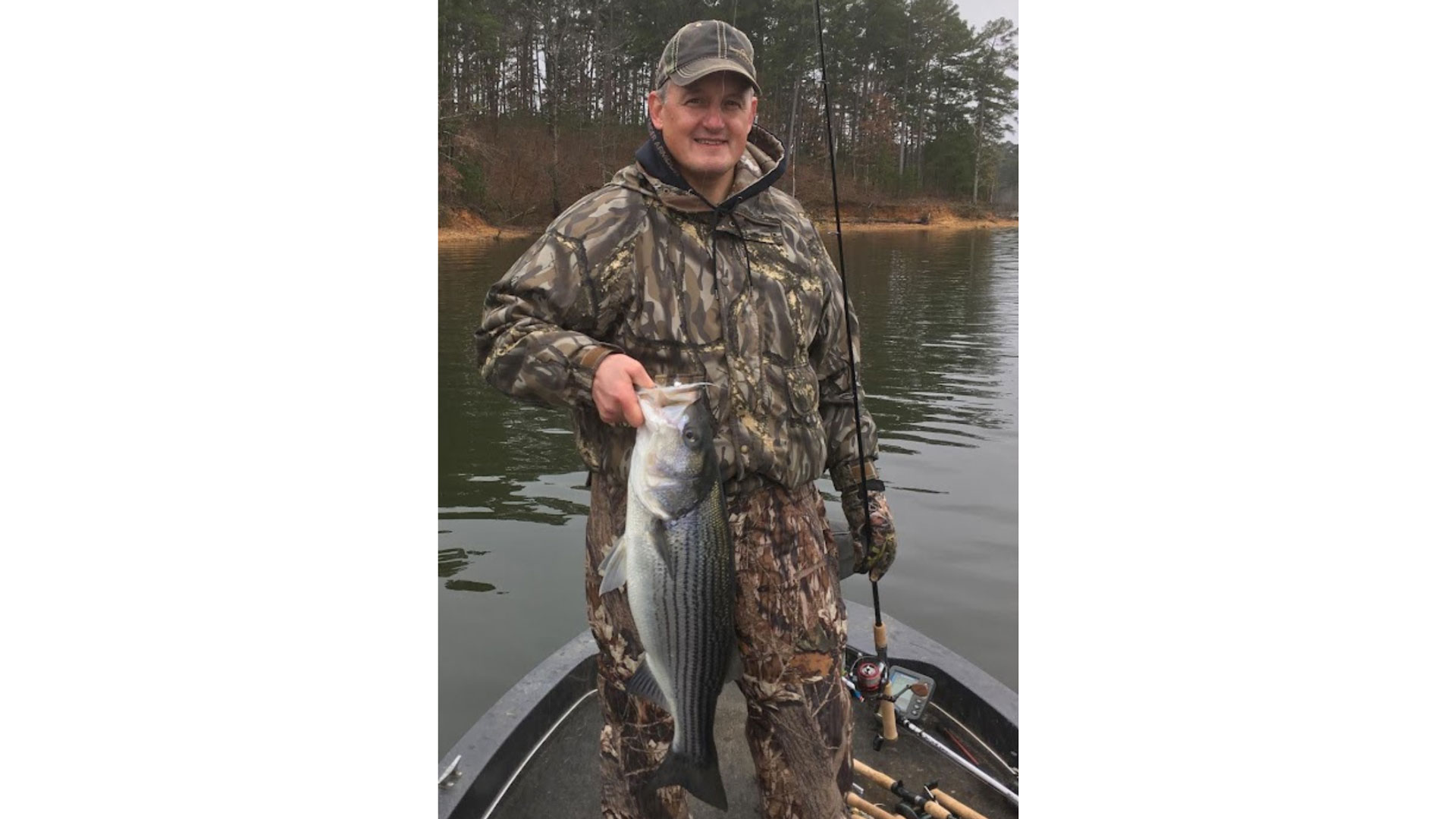 rep. bruce western with the day's catch