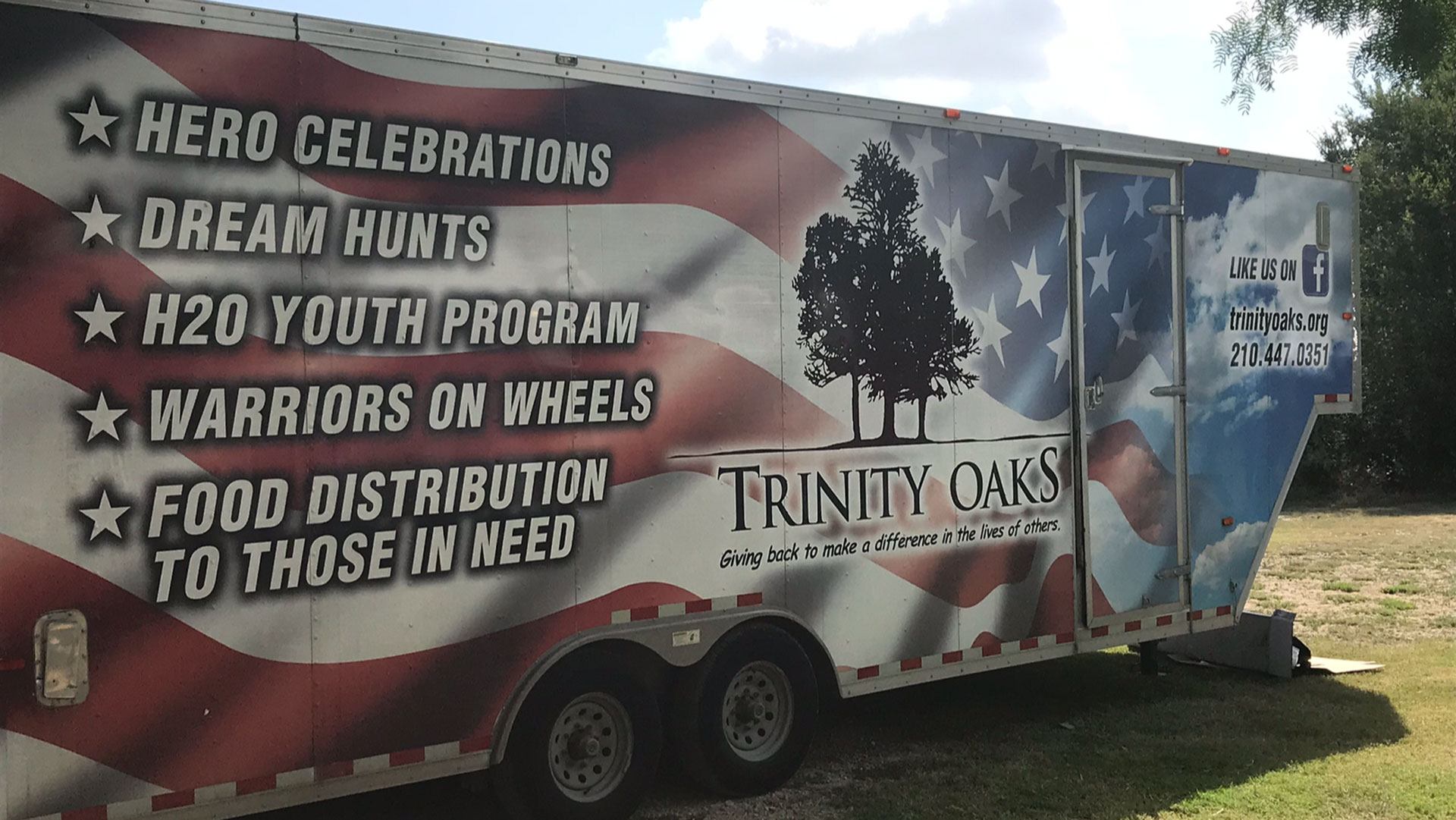 Trinity Oaks events trailer