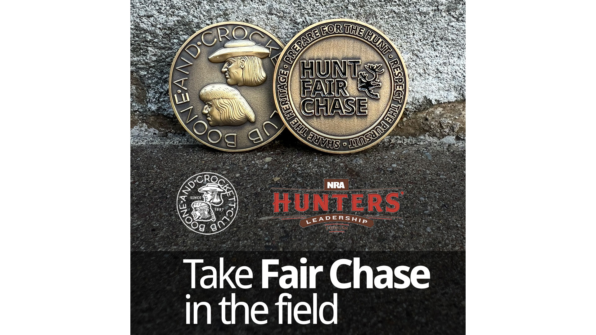 Boone and Crockett challenge coins