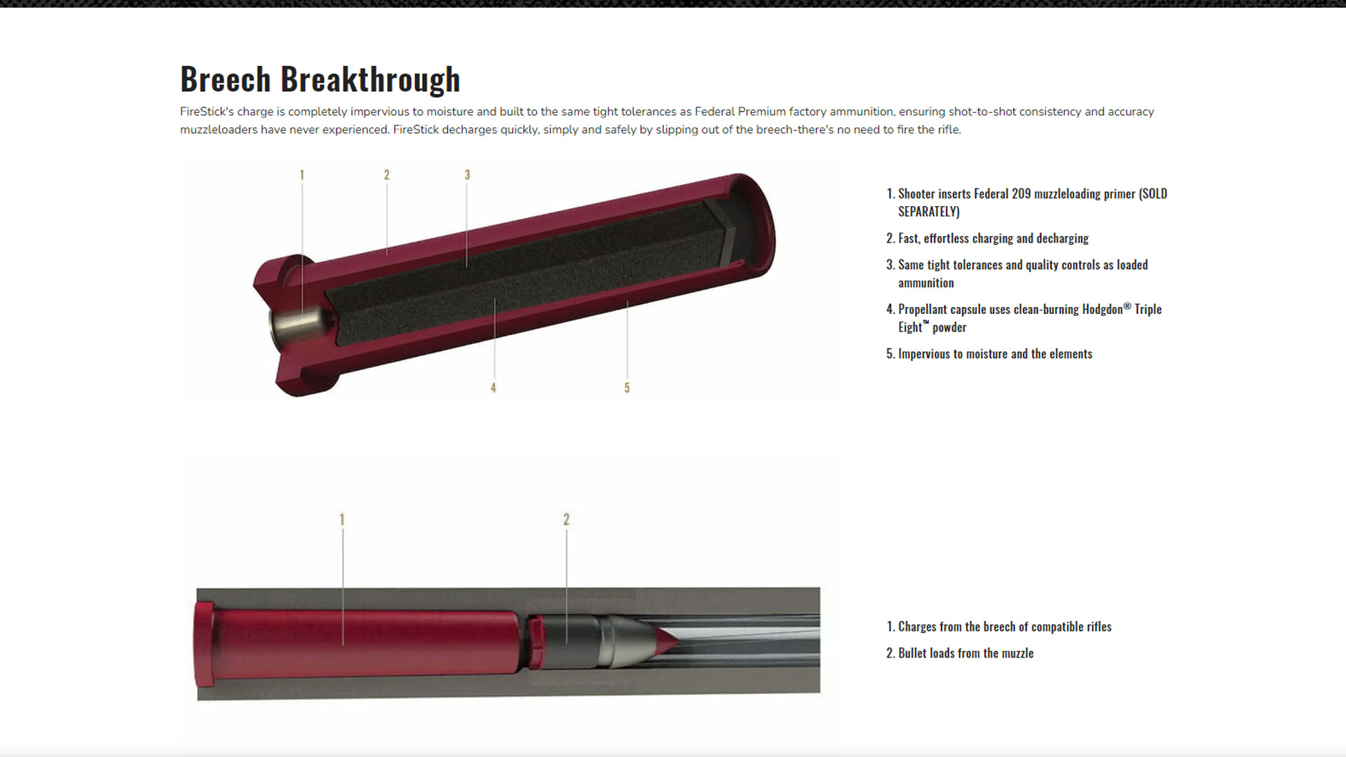 screen grab of sectional image of federal premium fire stick