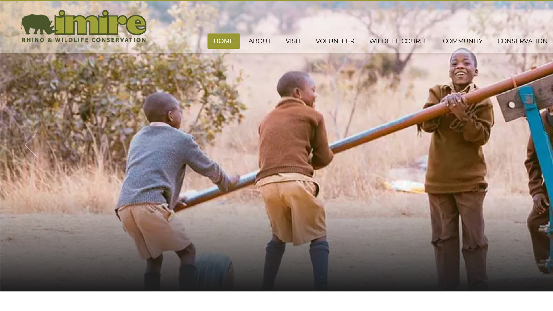 Imire Rhino and Wildlife Conservation Conservancy website